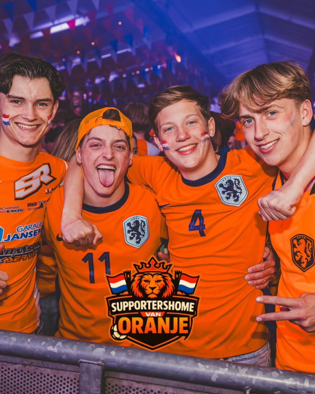 Sfeerfoto Supportershome van Oranje