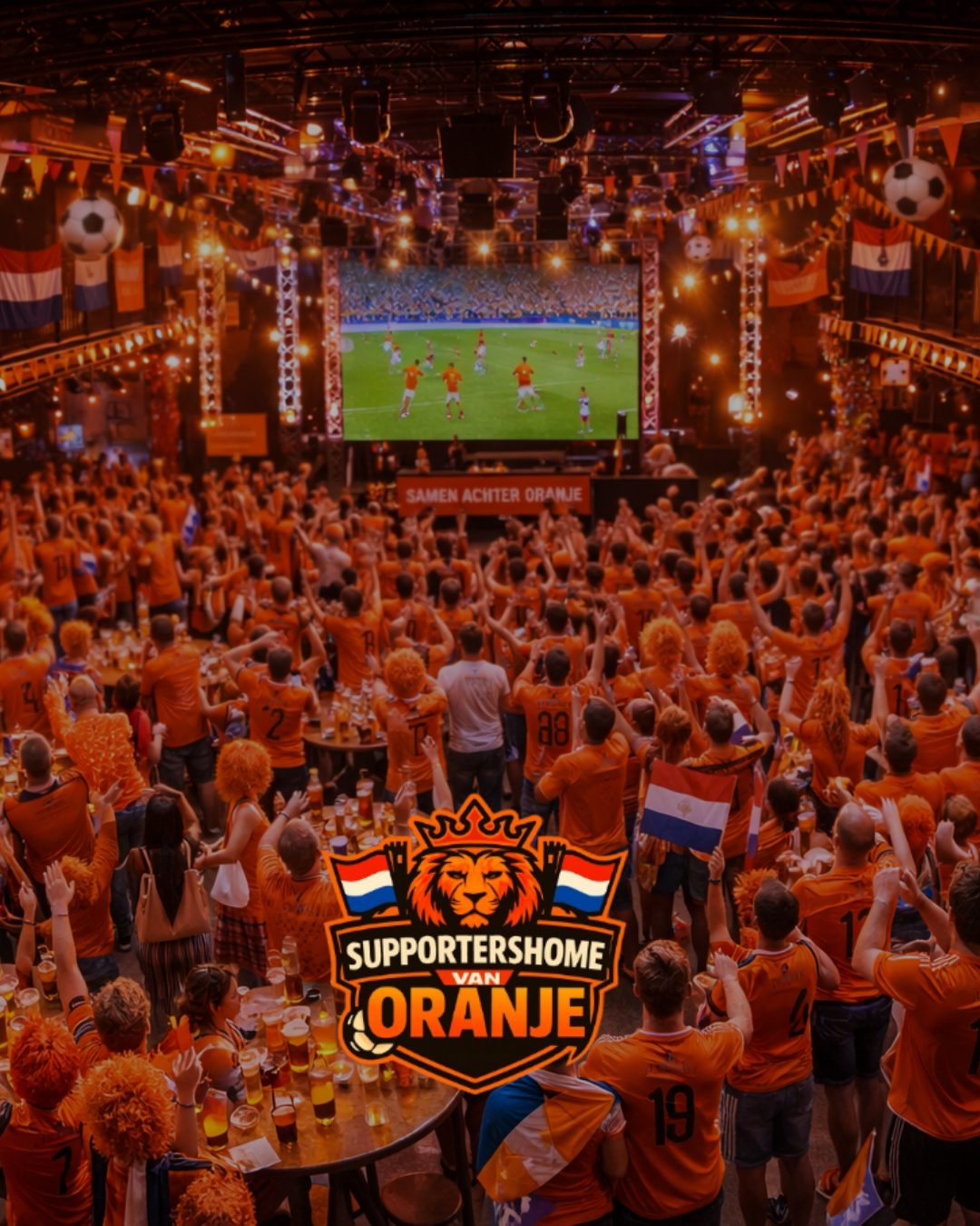 Sfeerfoto Supportershome van Oranje